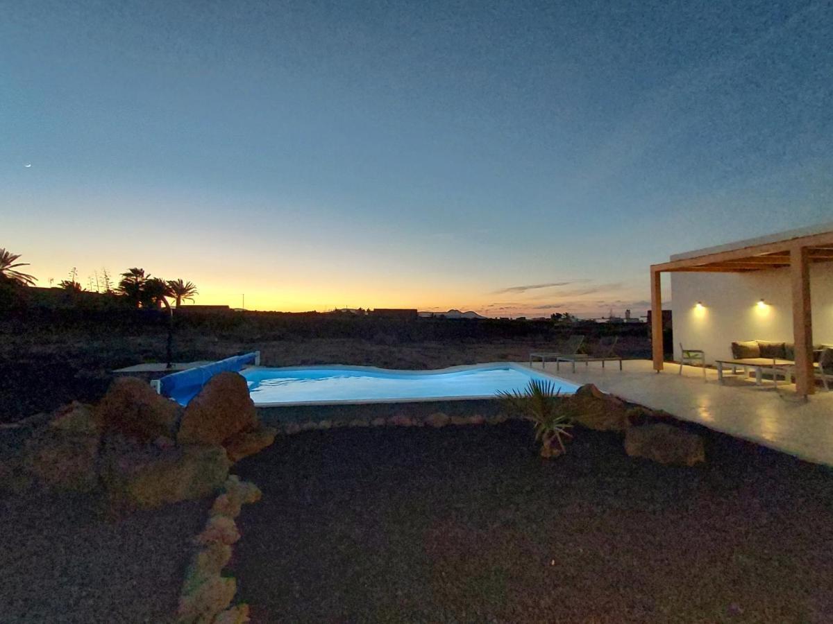 Villa Tabaiba En Lajares Con Piscina Bagian luar foto