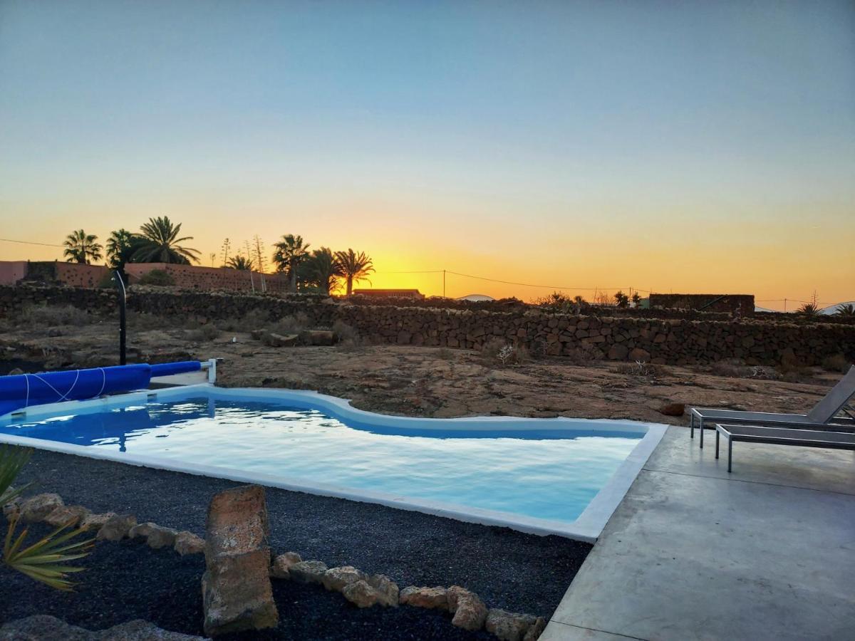 Villa Tabaiba En Lajares Con Piscina Bagian luar foto