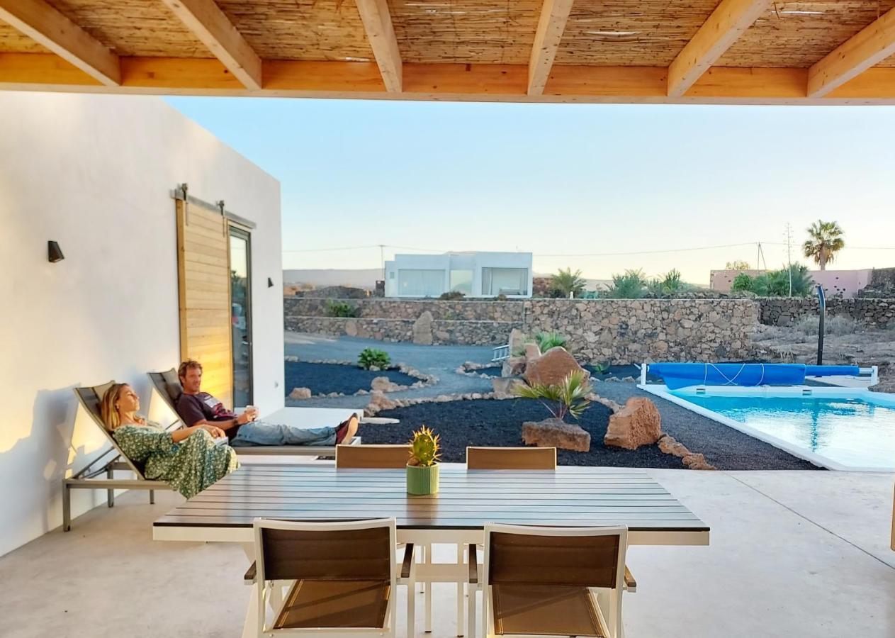 Villa Tabaiba En Lajares Con Piscina Bagian luar foto
