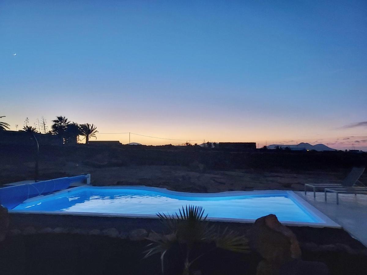 Villa Tabaiba En Lajares Con Piscina Bagian luar foto