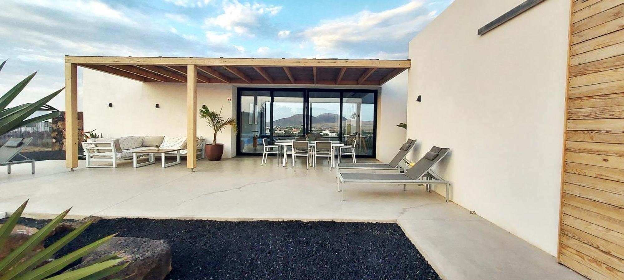 Villa Tabaiba En Lajares Con Piscina Bagian luar foto