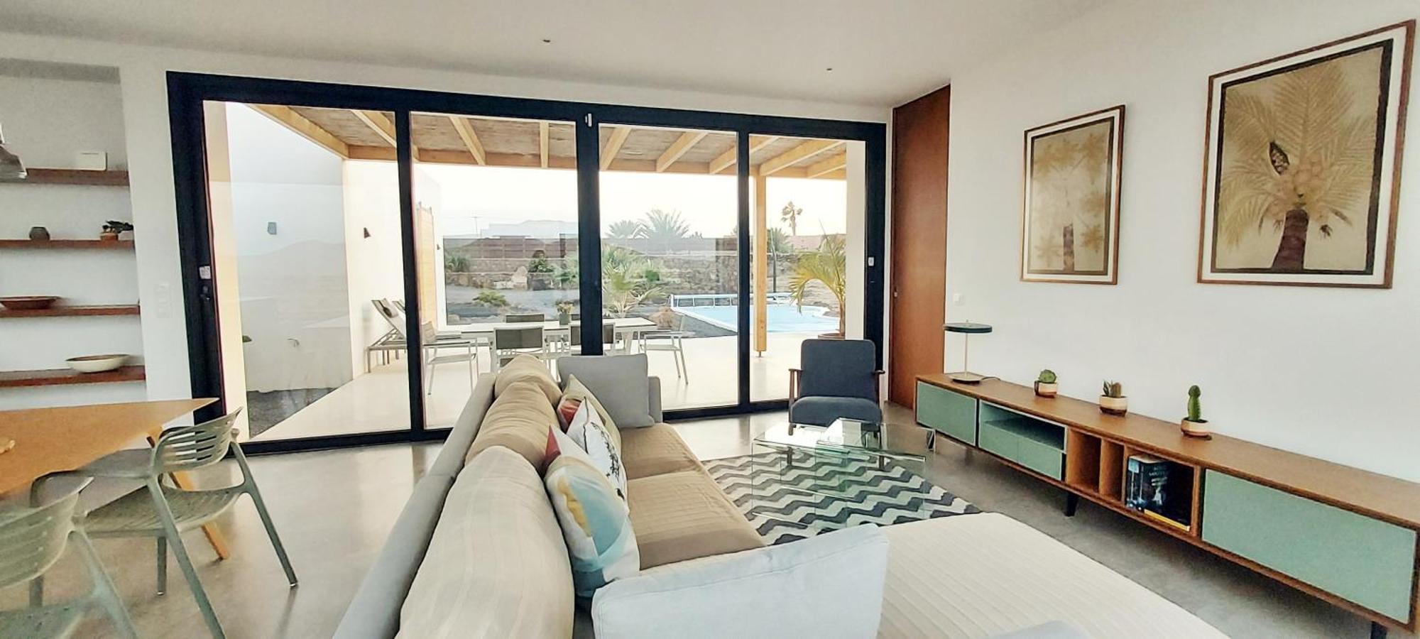 Villa Tabaiba En Lajares Con Piscina Bagian luar foto