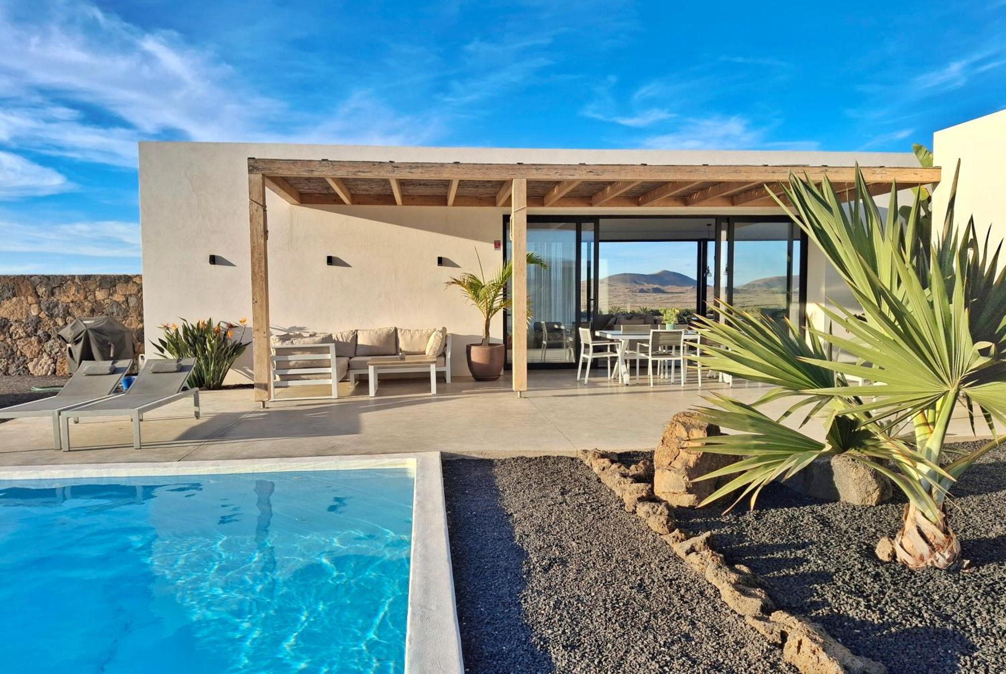 Villa Tabaiba En Lajares Con Piscina Bagian luar foto