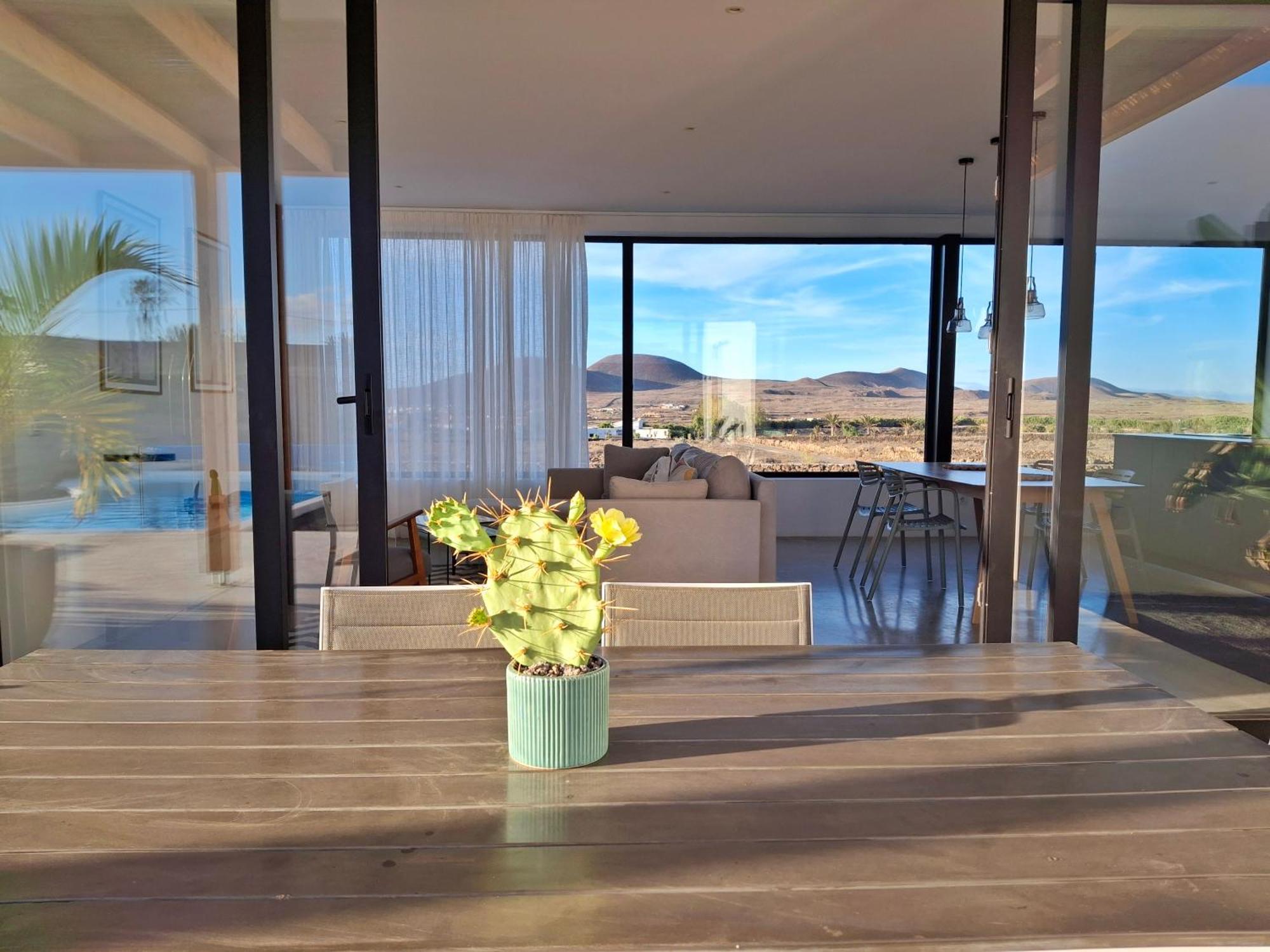 Villa Tabaiba En Lajares Con Piscina Bagian luar foto